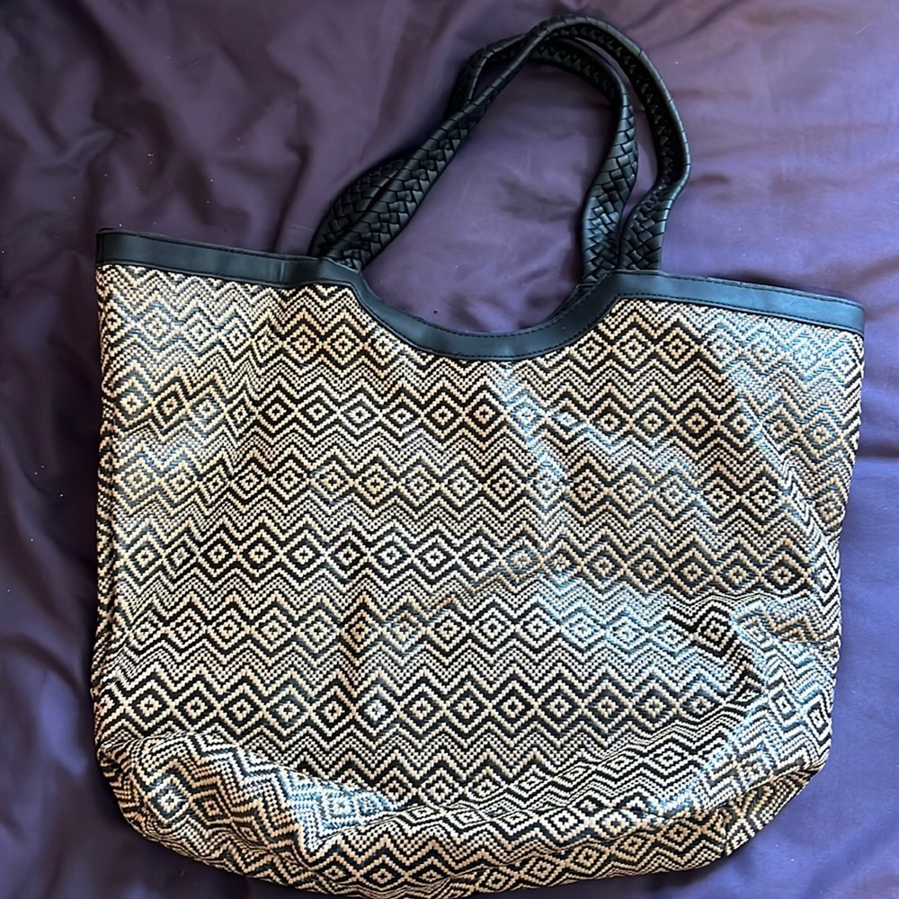 Geometric tote bag